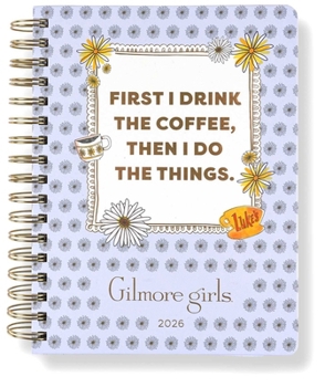 Spiral-bound 2026 Gilmore Girls 13-Month Weekly Planner Book