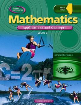 Hardcover IL Mathematics: Applications and Concepts, Course 3, Student Edition Book