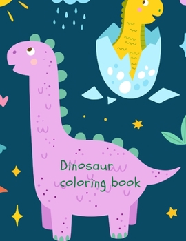 Paperback Dinosaur coloring book