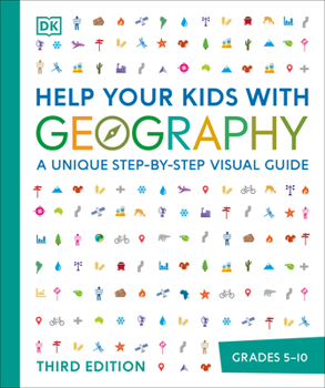 Paperback Help Your Kids with Geography: A Unique Step-By-Step Visual Guide Book