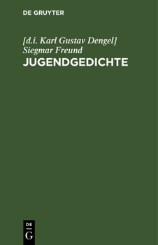 Hardcover Jugendgedichte [German] Book