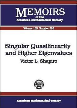 Paperback Singular Quasilinearity and Higher Eigenvalues Book