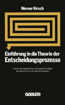 Paperback Einführung in Die Theorie Der Entscheidungsprozesse [German] Book