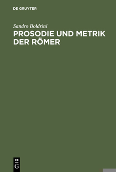Hardcover Prosodie Und Metrik Der Römer [German] Book