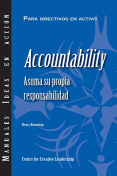 Paperback Accountability: Taking Ownership of Your Responsibility (International Spanish) [Spanish] Book