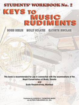 Paperback Keys to Music Rudiments: Students' Workbook No. 2 Book