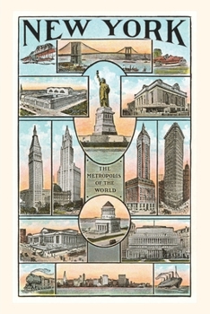 Paperback Vintage Journal Scenes of New York City Book