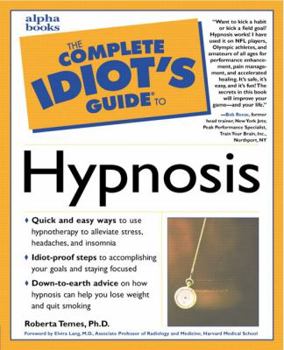Paperback Complete Idiot's Guide to Hypnosis Book