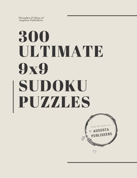 Paperback 300 Ultimate 9x9 SUDOKU Puzzles Book