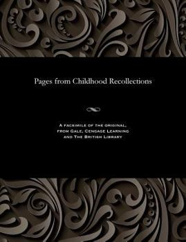 Paperback Pages from Childhood Recollections [Russian] Book