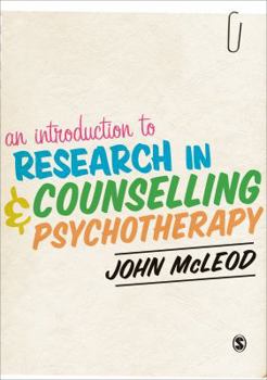 Paperback An Introduction to Research in Counselling and Psychotherapy Book