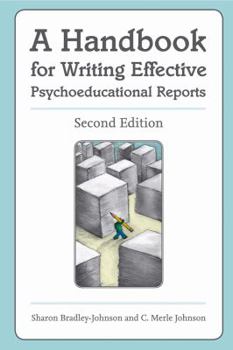 Spiral-bound Handbook for Writing Effective Psychoeducational Reports Book