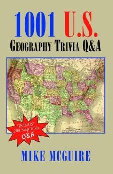 Paperback 1001 U.S. Geography Trivia Q&A Book