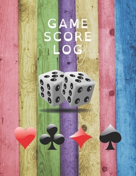 Paperback Game Score Log Book