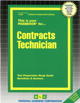Spiral-bound Contracts Technician: Passbooks Study Guide Book