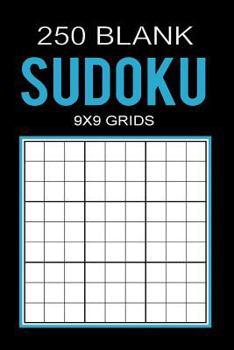 Paperback 250 Blank Sudoku 9x9 Grids Book