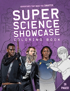 Paperback Super Science Showcase: Coloring Book