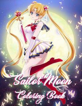 Paperback Sailor Moon Coloring Book: Exclusive Images from Cartoon(Unofficial) Book