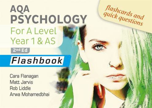 Paperback AQA Psychology A Lev Yr 1 & AS Flash 2nd Book