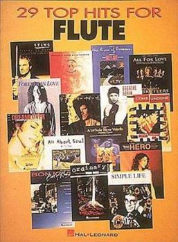 Paperback 29 Top Hits: For Flute Book