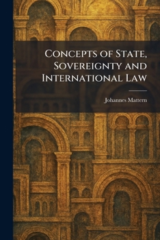 Concepts of State, Sovereignty and International Law