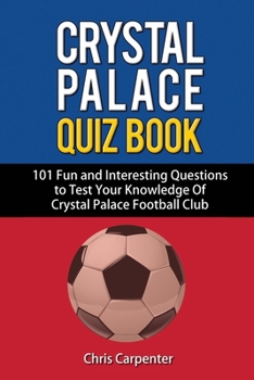 Paperback Crystal Palace Quiz Book