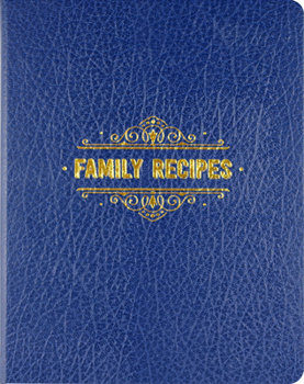 Hardcover Family Recipes Book