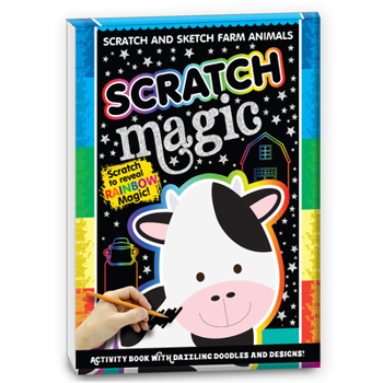 Paperback Scratch Magic - Farm Animals (Activity Book) Book
