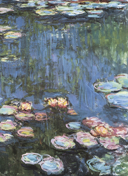 Paperback Monet Water Lilies Notebook Book