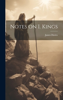 Hardcover Notes on I. Kings Book