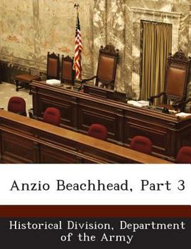 Paperback Anzio Beachhead, Part 3 Book