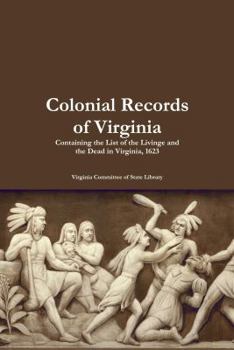 Paperback Colonial Records of Virginia Book