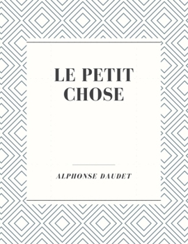 Paperback Le petit chose [French] Book