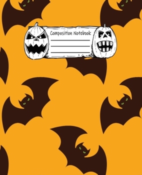 Abstract Halloween Pattern Volume 13 College Ruled Journal: 110 Blank Lined Wide Ruled (7.5 x 9.25) Pages to Jot Down Your Thoughts
