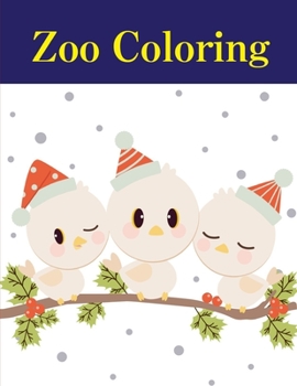 Zoo Coloring: A Cute Animals Coloring Pages for Stress Relief & Relaxation (Animals Costume)