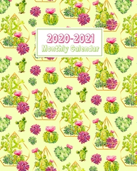 Paperback 2020-2021 Monthly Calendar: Monthly Calendar With Journal Pages And Weekly Appointment Schedule Book