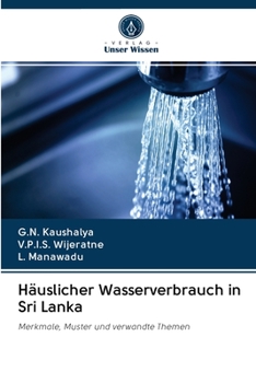 Paperback Häuslicher Wasserverbrauch in Sri Lanka [German] Book