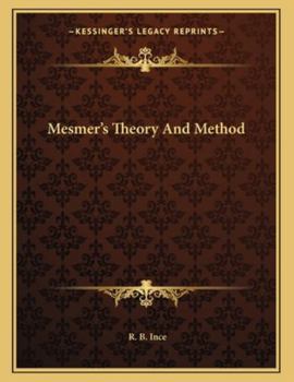 Paperback Mesmer's Theory and Method Book