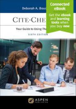 Paperback Cite-Checker: Your Guide to Using The Bluebook [Connected eBook] Book