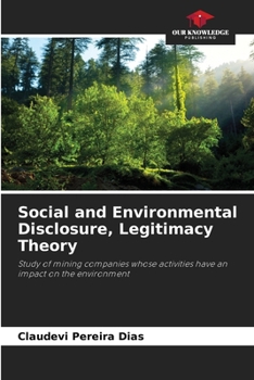Paperback Social and Environmental Disclosure, Legitimacy Theory Book