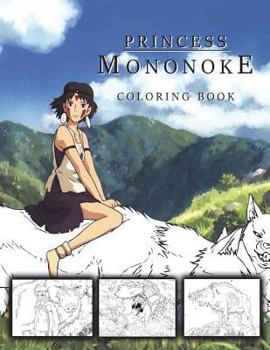 Paperback Princess Mononoke Coloring Book