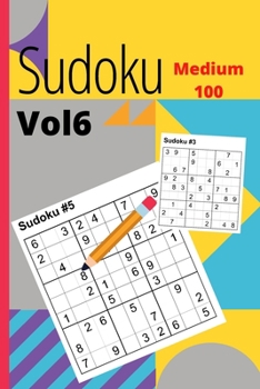 Paperback Sudoku Medium: Vol 6 Book