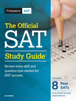 Paperback The Official SAT Study Guide, 2018 Edition Book