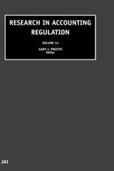 Hardcover Research in Accounting Regulation: Volume 14 Book