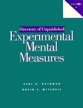 Paperback Directory of Unpublished Experimental Mental Measures Book