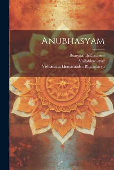 Paperback Anubhasyam [Sanskrit] Book