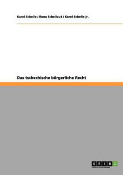 Paperback Das tschechische bürgerliche Recht [Czech] Book