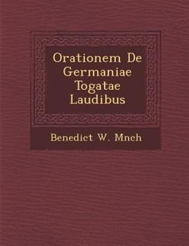 Paperback Orationem de Germaniae Togatae Laudibus Book