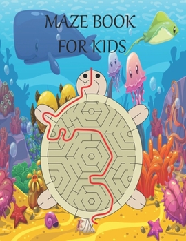 Paperback Maze book for kids: Animal maze book for kids. Great for Developing Problem Solving Skills, Spatial Awareness, and Critical Thinking Skill Book
