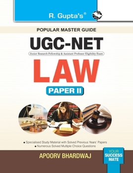 Paperback Ugc-Net: Law (Paper II) Exam Guide Book